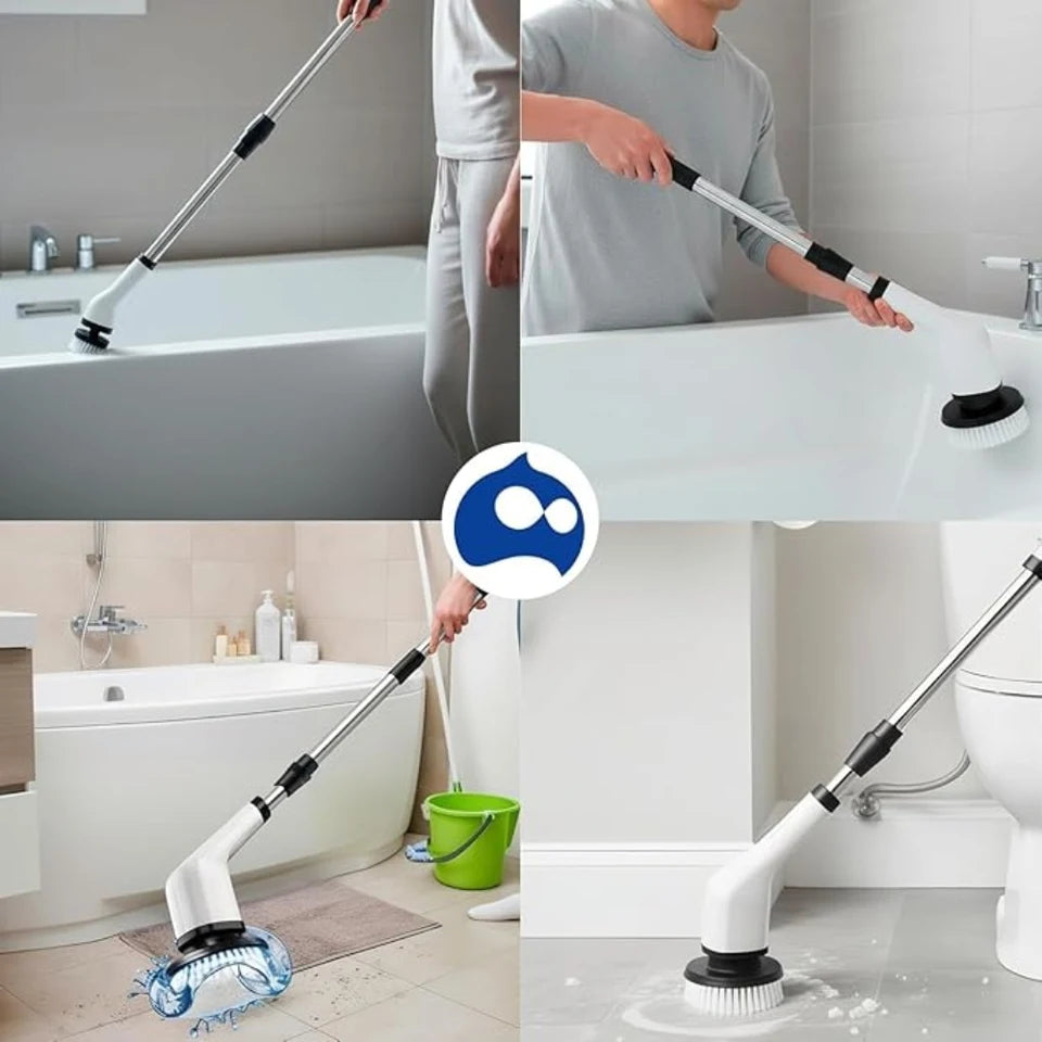 Cepillo Eléctrico de Limpieza para Baño