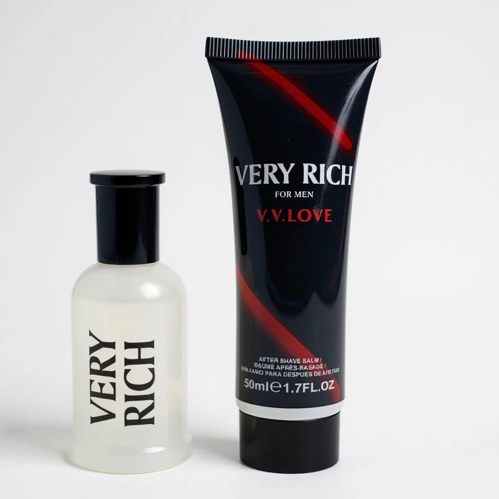 Set de perfume de 50 ml y loción corporal de 50 ml para hombre