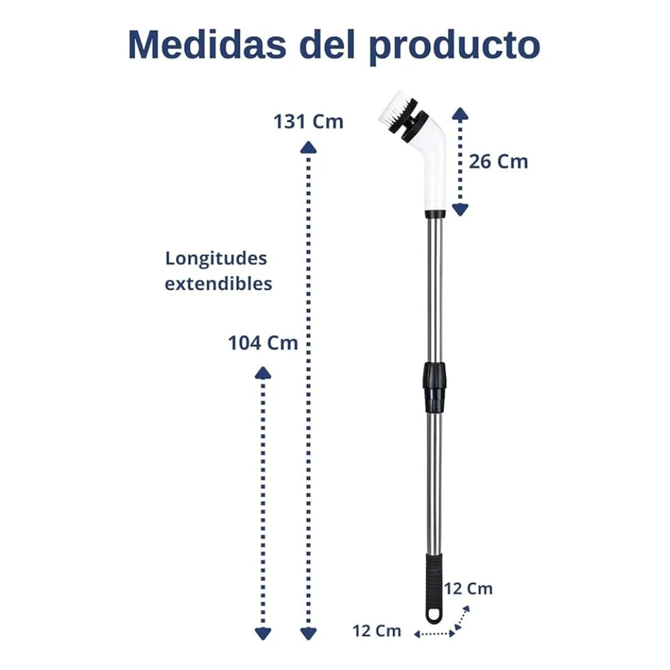 Cepillo Eléctrico de Limpieza para Baño