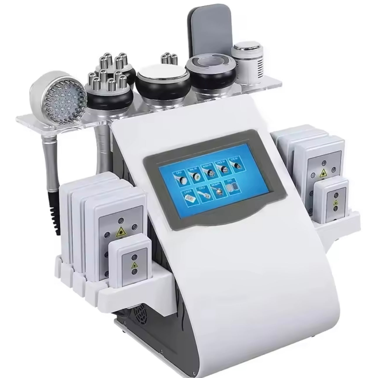 Máquina 9 en 1 de Cavitación 40K con Radiofrecuencia y Lipo Láser
