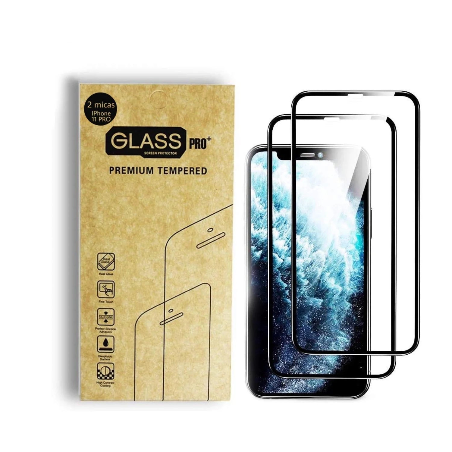2 Micas de Vidrio Cristal Templado