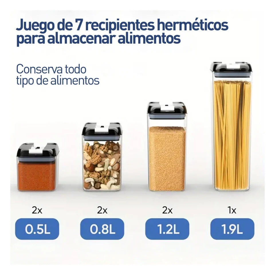 Juego de 28 Recipientes Herméticos