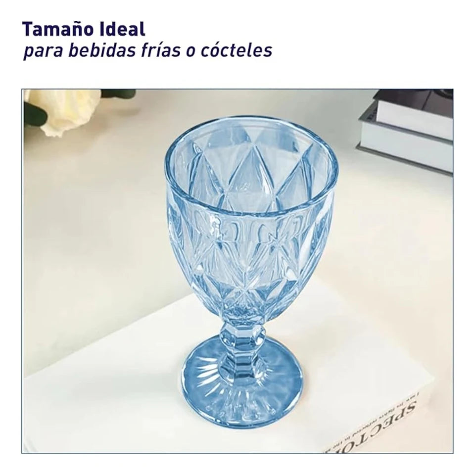 Juego de 6 Copas de Vidrio