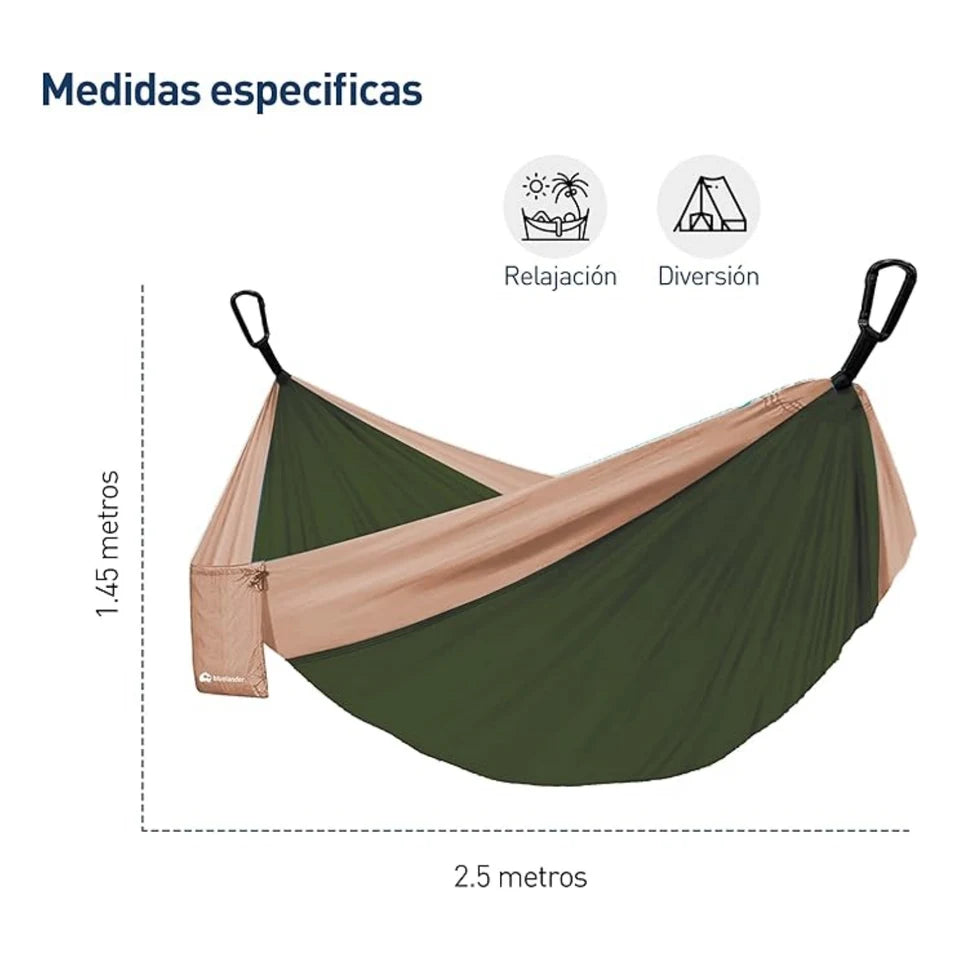 Bluelander Hamaca Portátil para Acampar