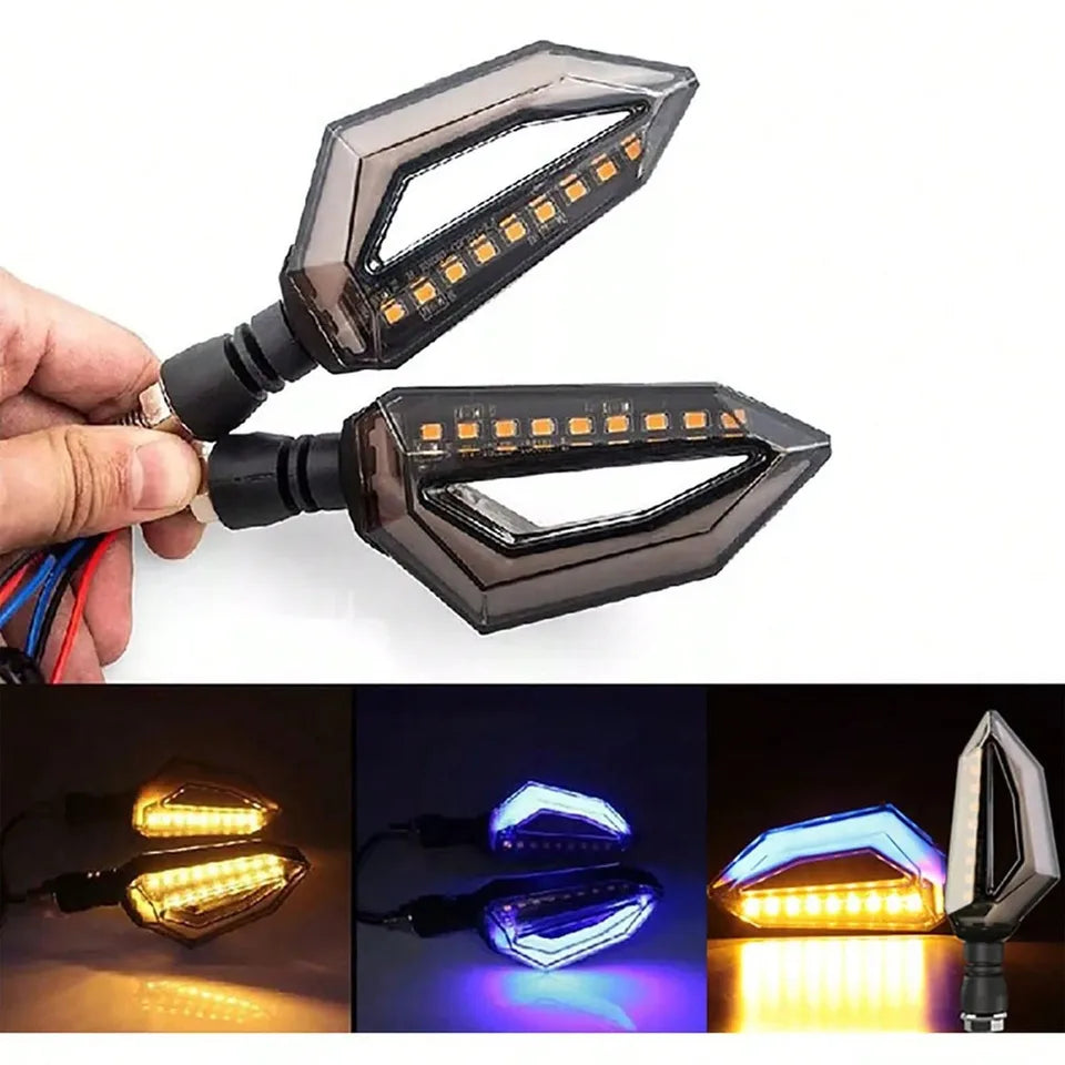 Indicadores De Señal De Giro Para Motocicleta De 12V Luces
