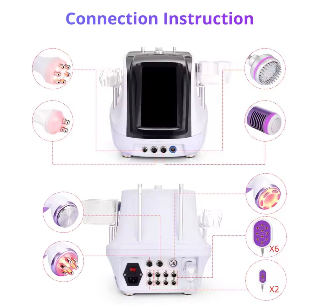 Máquina de cavitación aristorm 40k, 9 en 1,