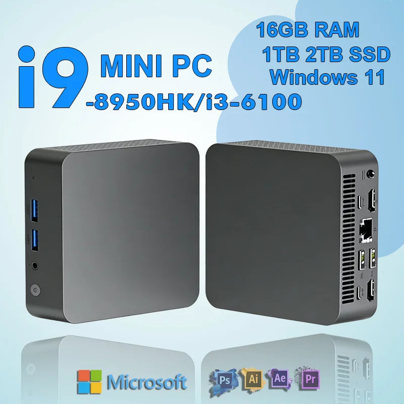 Mini PC Portátil Intel Core i9-8950HK Windows 11