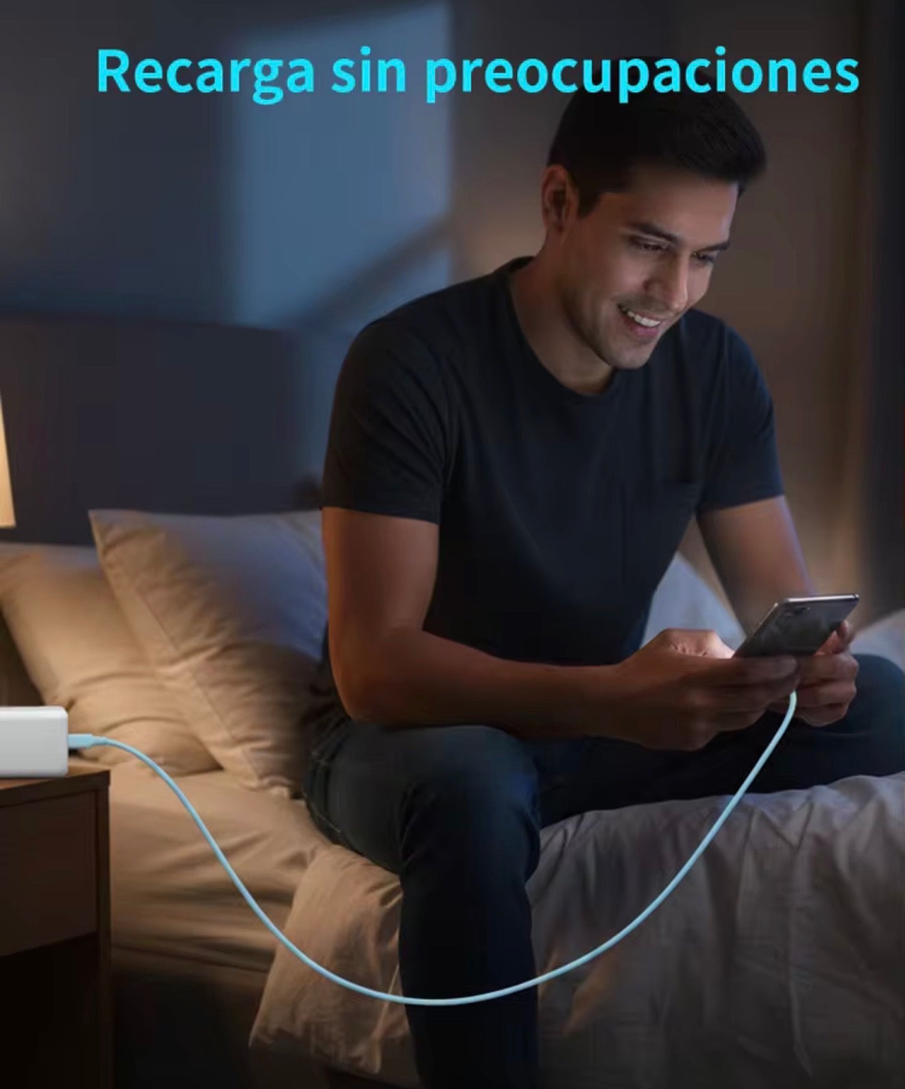 Cable de Datos Verde Oscuro tipo C