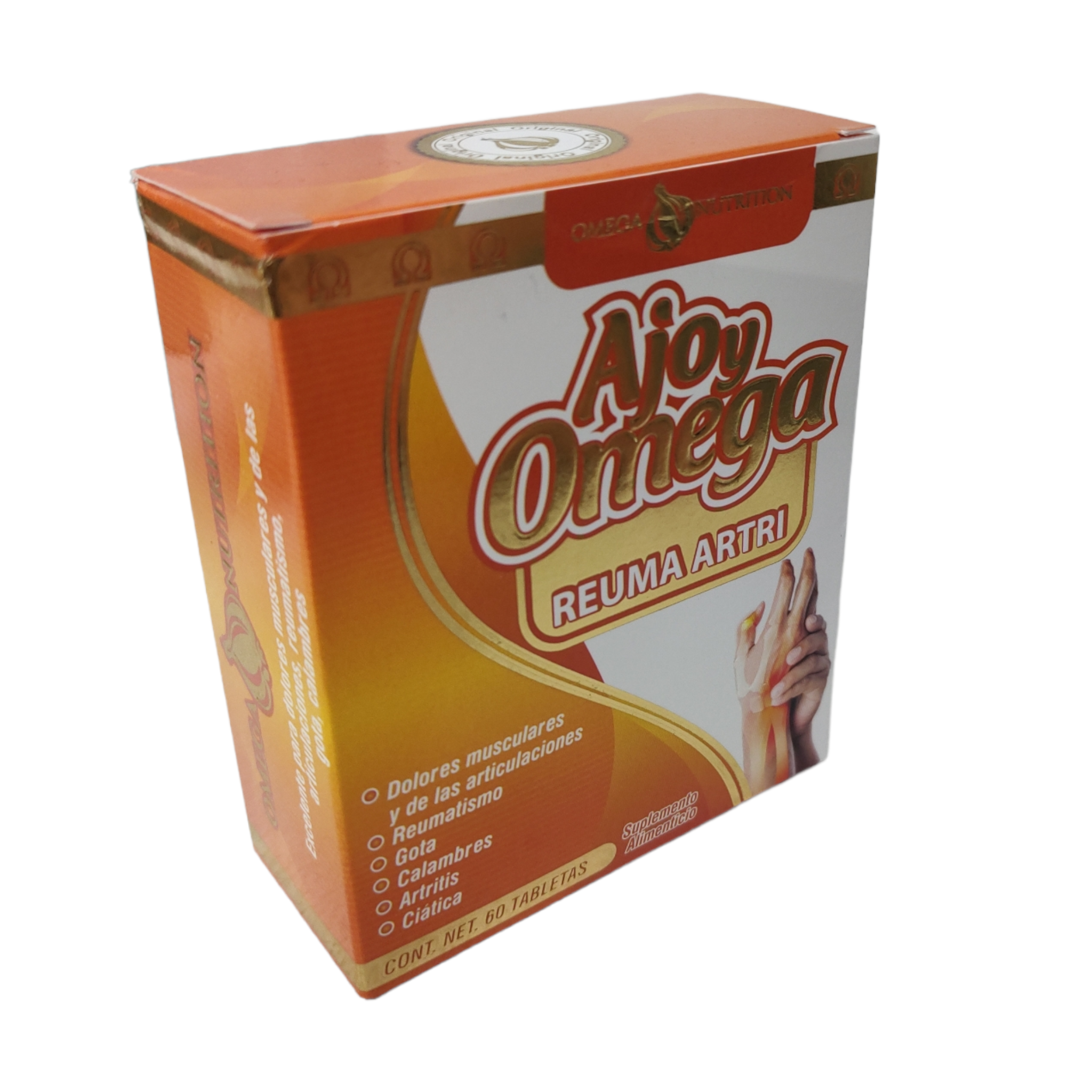 TAB AJO Y OMEGA REUMA ARTRI C/60 OMEGA NUTRITION