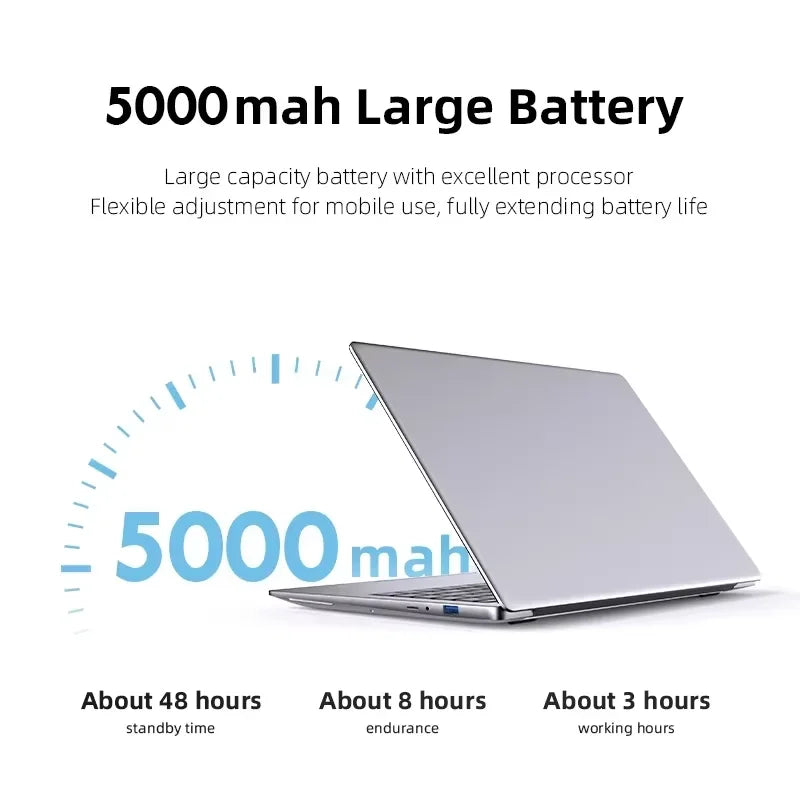 ordenador portátil de negocios de 14,1 pulgadas, 12GB de RAM, 1TB, 2TB SSD,