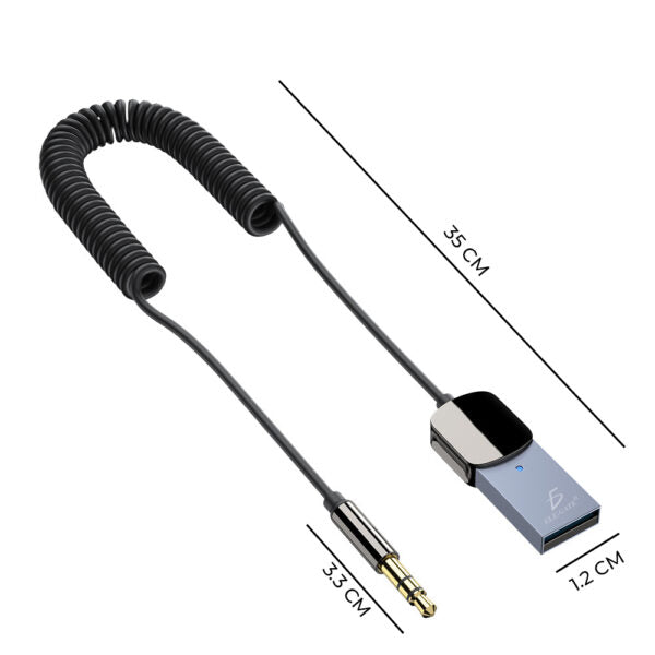 Adaptador Receptor Y Transmisor Bluetooth 5.4 2 En 1