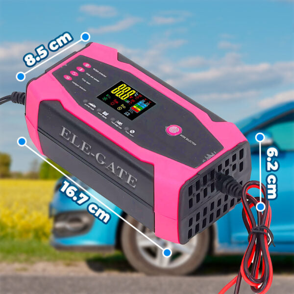 Cargador De Batería Para Auto Y Moto Inteligente 12V 15.5 10A 140W