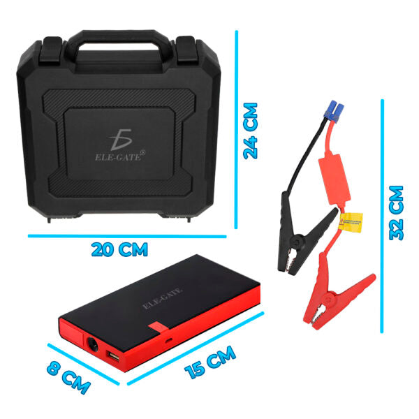 Power Bank Cargador Portátil De Batería Para Auto Y Celular 10800Mah