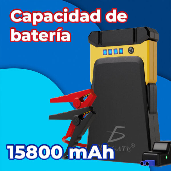 Power Bank Cargador Portátil De Batería Para Auto Y Celular 15800Mah