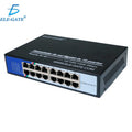 Switch con Gabinete Metálico con 16 Puertos 2.5G Capacidad de Conmutación de 1000 Mbps Compatible con Vlan QoS y IGMC