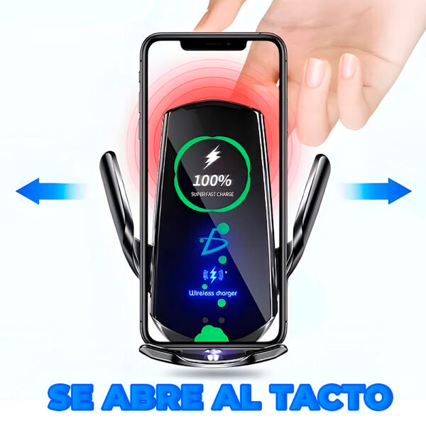 Cargador Inalámbrico Para Auto – Soporte De Carga Rápida 15W