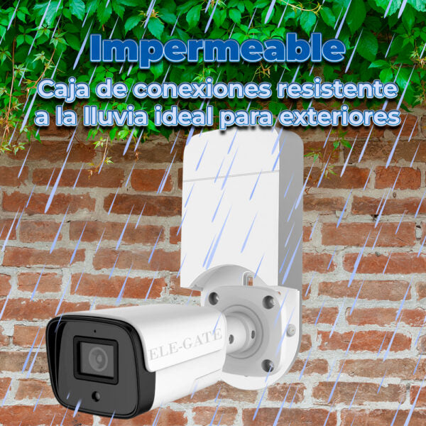 Caja De Conexiones Plástica Para Cámaras Tipo Bala Y Domo