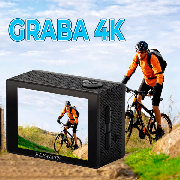 Cámara Deportiva De Acción 4K Ultra Hd 16Mp Wifi