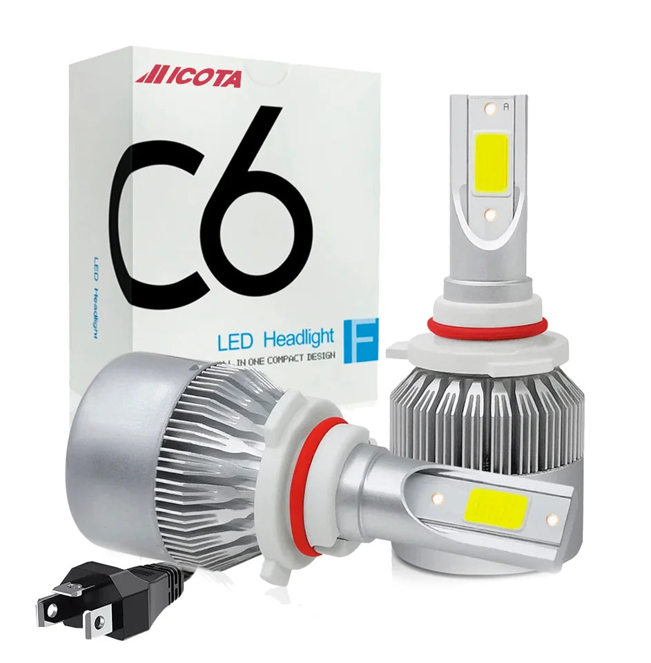 Kit LED C6 H4, H13, 9007, 9004, H3, H1