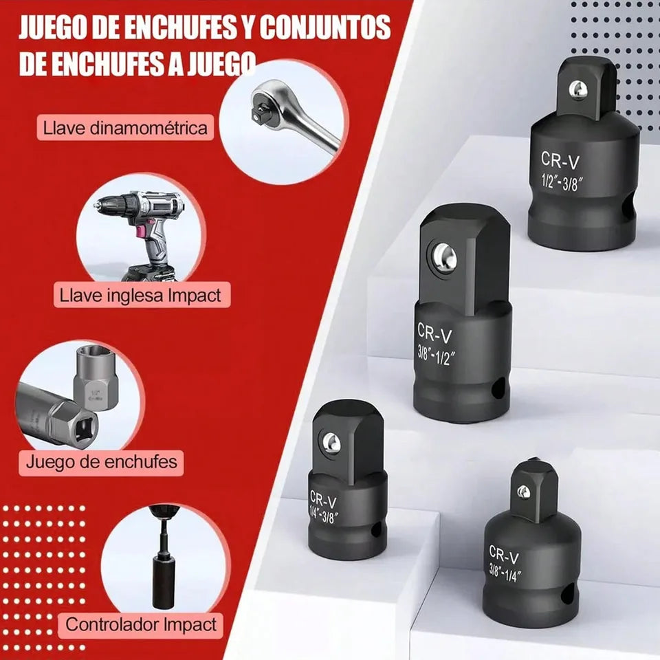 Juego De Adaptadores De Enchufe