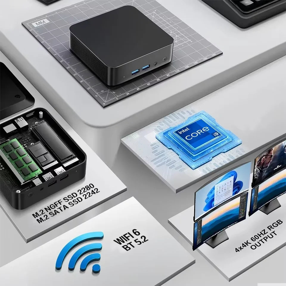 Mini PC para Juegos con Windows 11 Pro