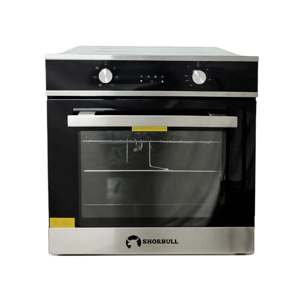 Horno Empotrado Shorbull de 65l, Doble Función (Gas y Eléctrico)