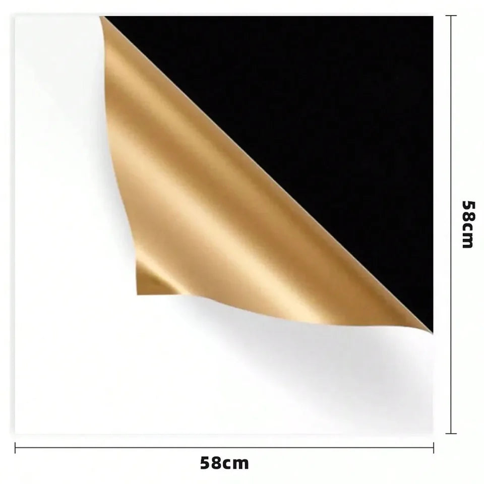20 Hojas De Papel Para Ramo, dos colores