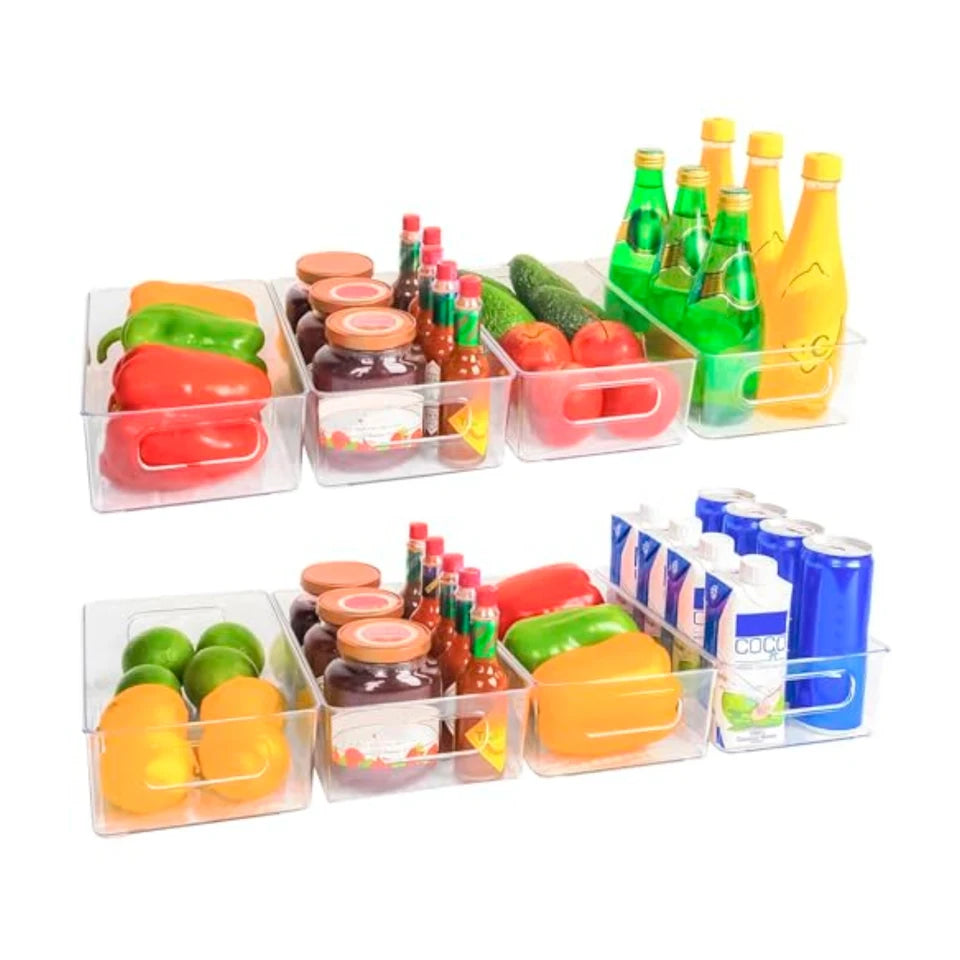 Organizadores de Refrigerador, 8 Organizadores de Acrílico