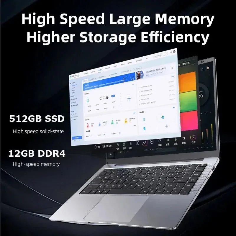 computadora portátil ultradelgada Intel Core i7-7500U Windows 11 Pro