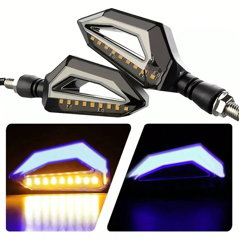Indicadores De Señal De Giro Para Motocicleta De 12V Luces