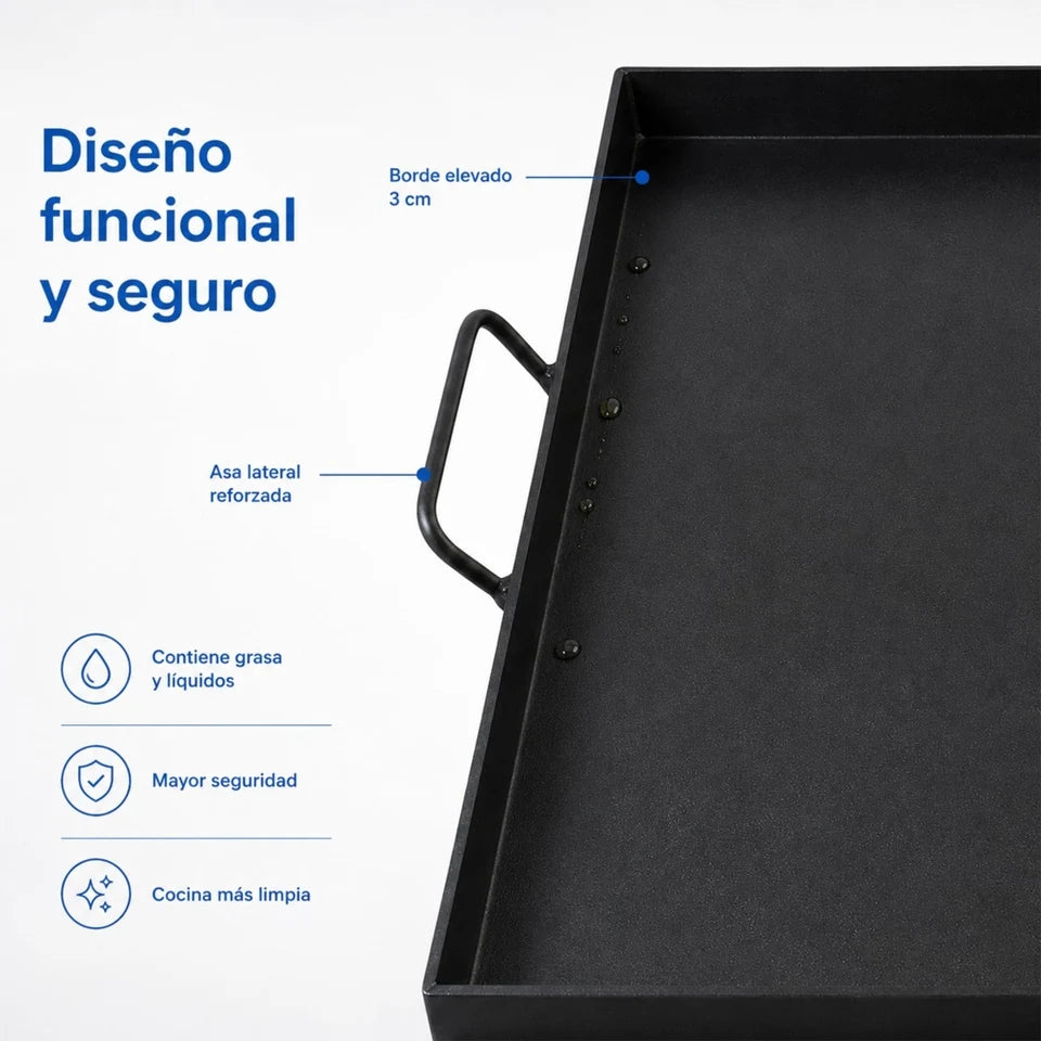 Comal de Acero para Negocio