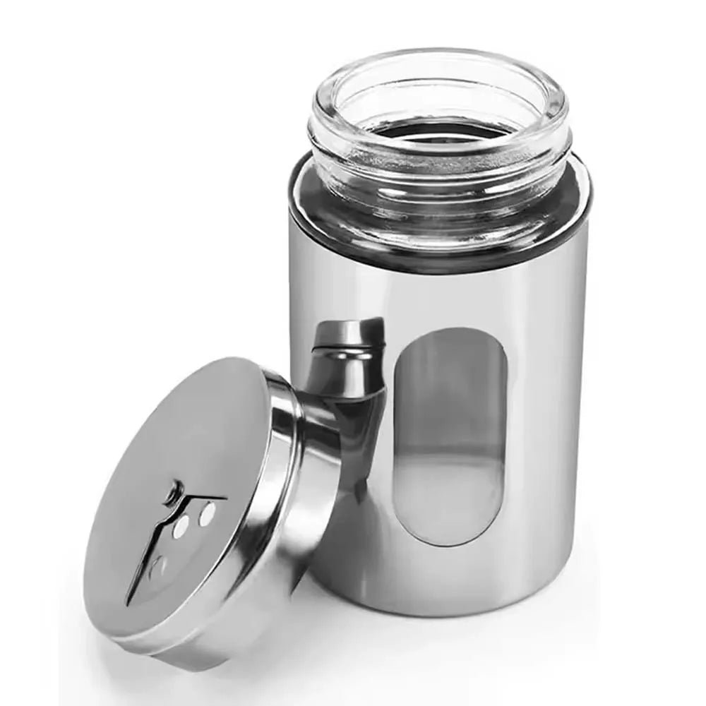 Especiero. Salero Pimentero de vidrio.