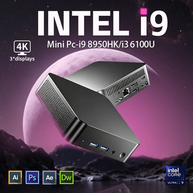 Windows 11 Mini PC 4K HD Gaming Desktop Computer