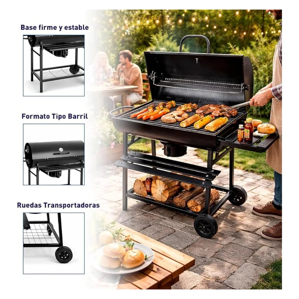 Parrilla Asador Premium para Carbón