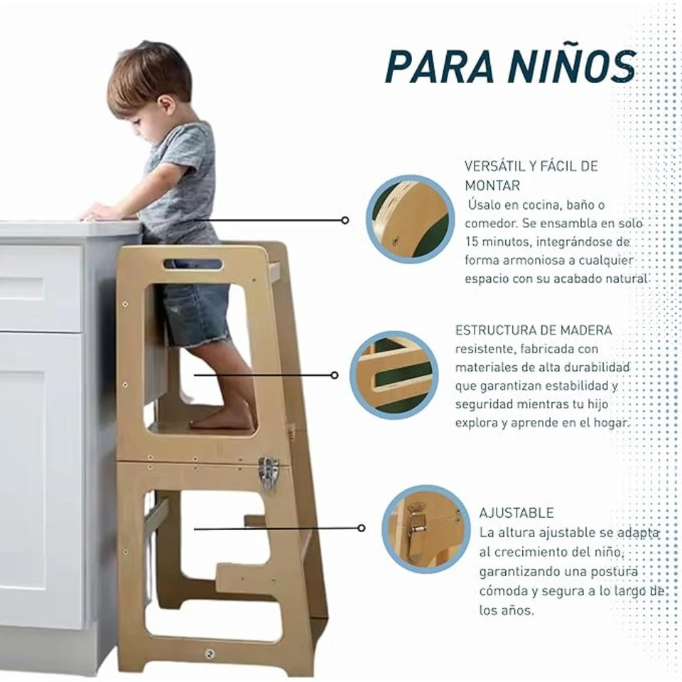 Torre de Aprendizaje Montessori 3 en 1