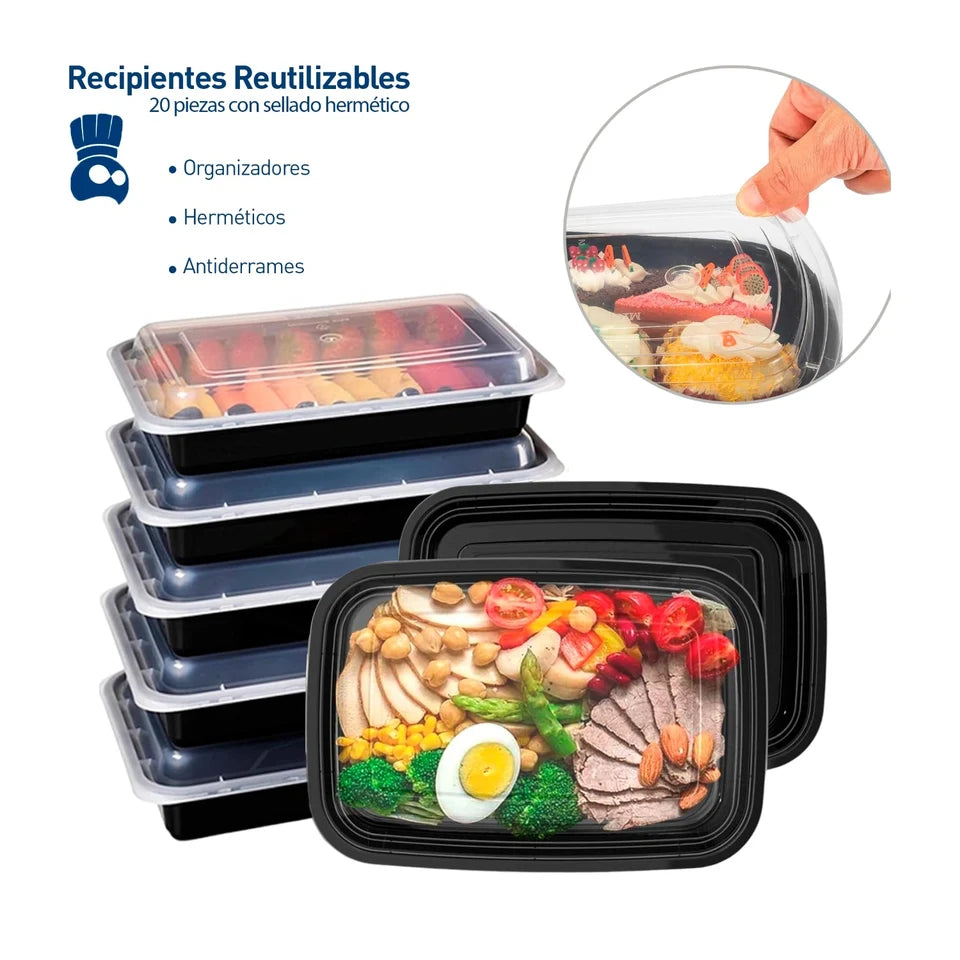 Contenedores para Alimentos con Tapa