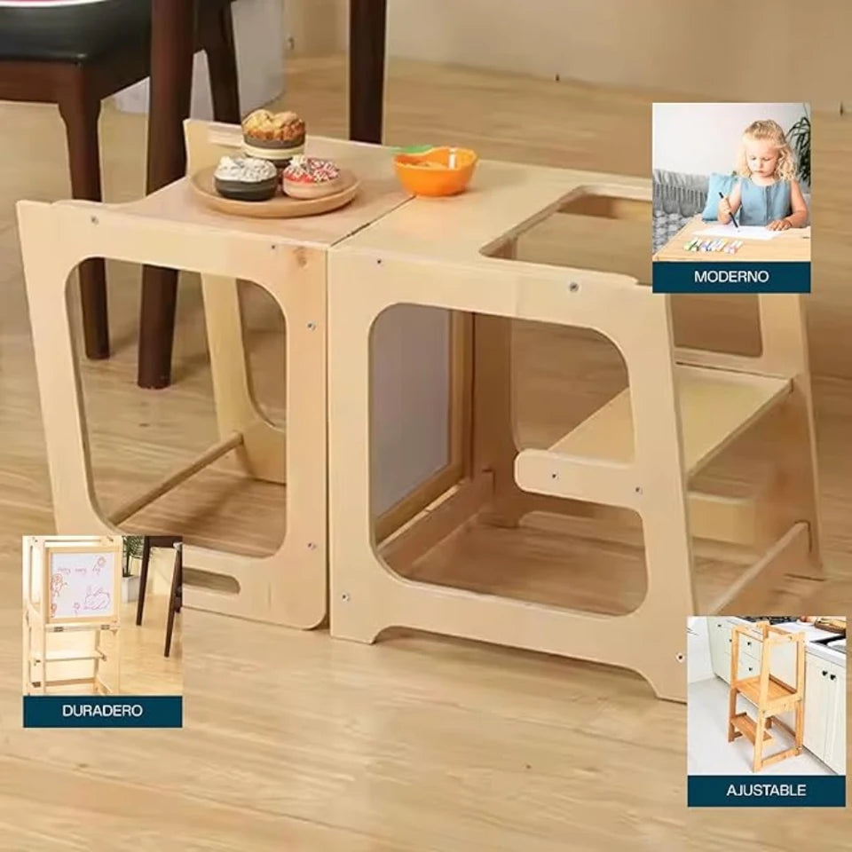 Torre de Aprendizaje Montessori 3 en 1