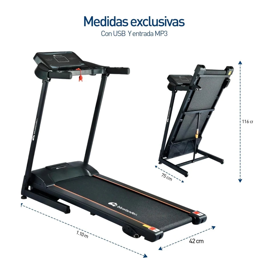 Caminadora Electrica Plegable 2.5 HP