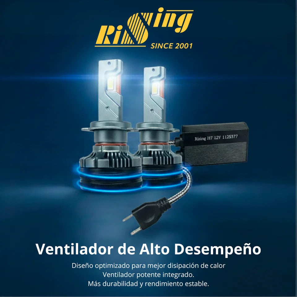 Kit Faros Led Chip Csp H7 H11 9005 9006 40000 Lumen Y Canbus