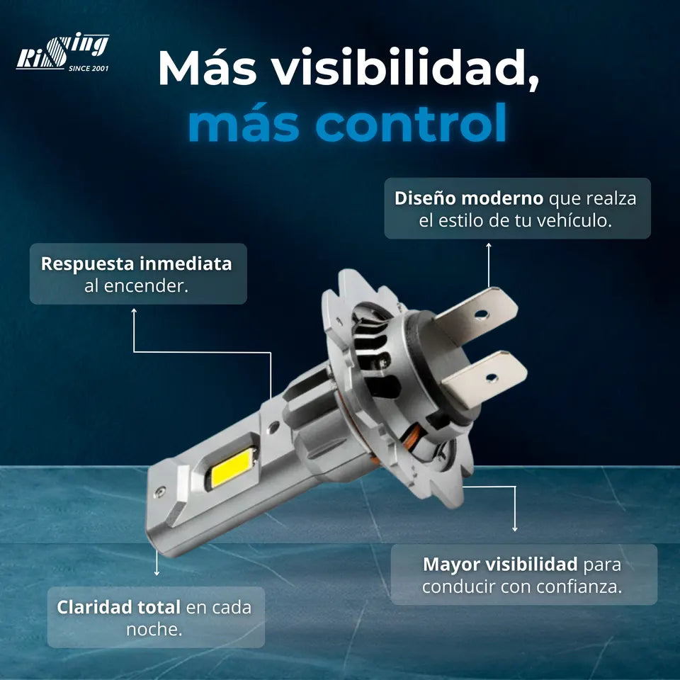 Kit LED Z45 2 Caras Alta/Baja  Iluminación Blanca