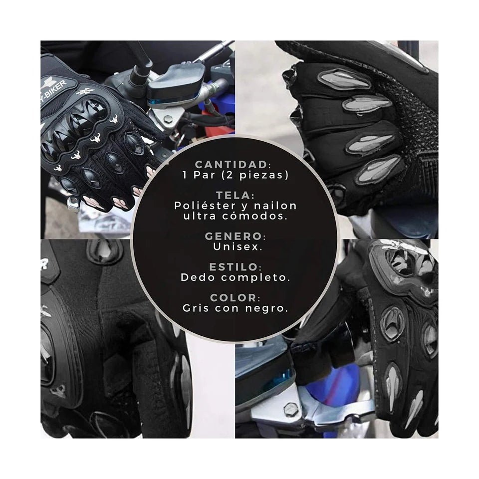 Hanylish Guantes para Motociclista