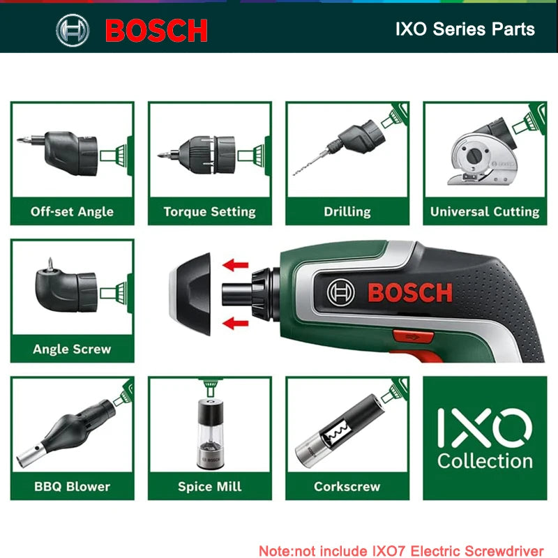 Accesorios de destornillador eléctrico Bosch IXO