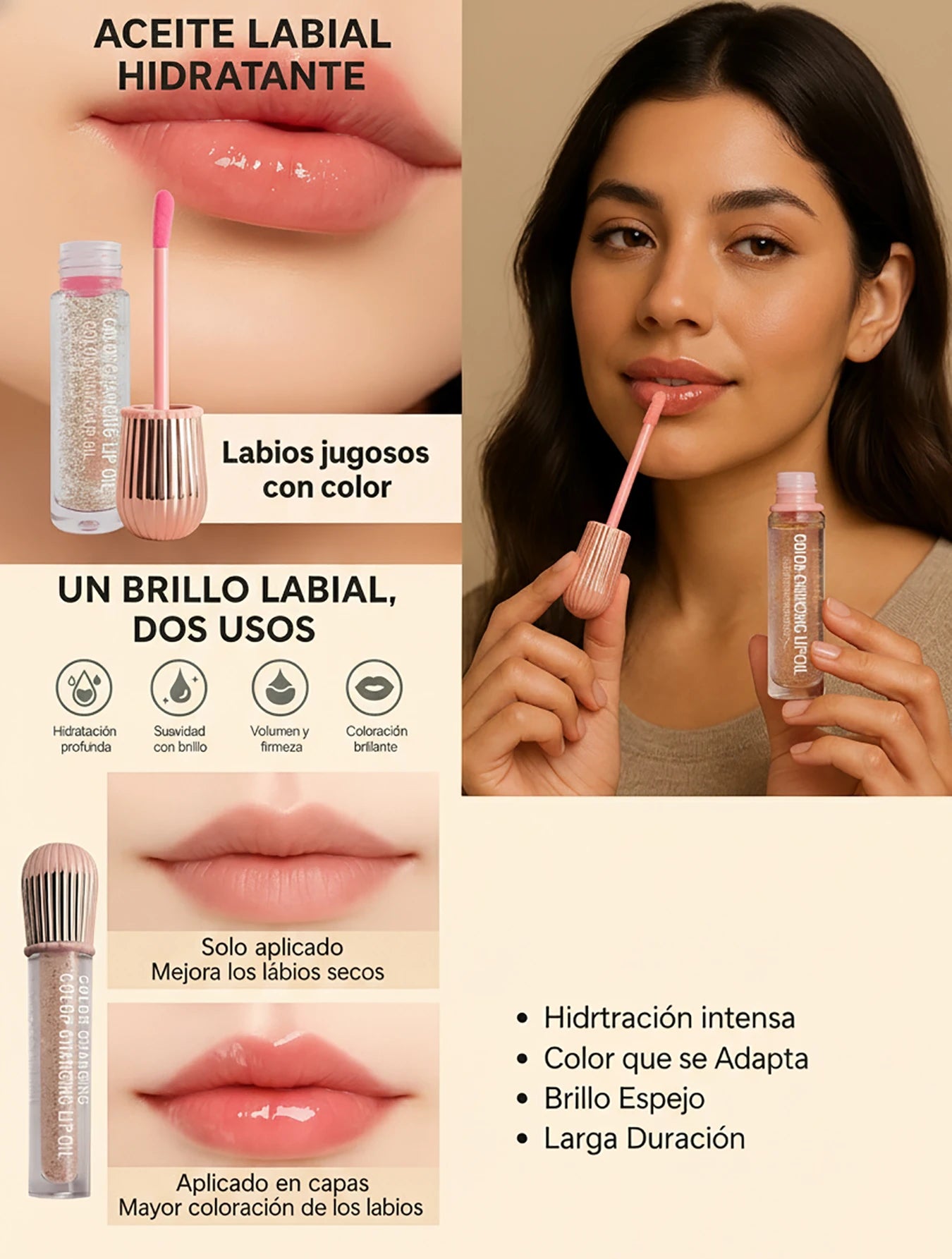 Aceite Labial Hidratante Iman