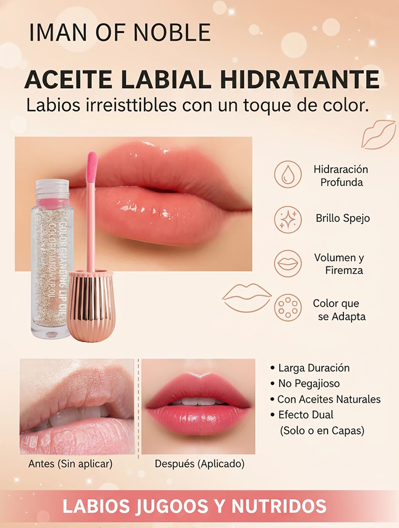 Aceite Labial Hidratante Iman