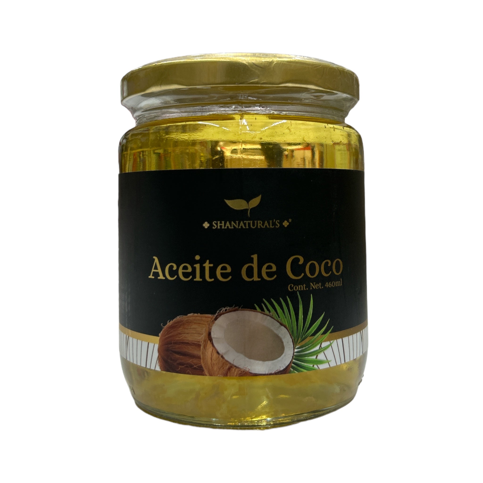 ACEITE DE COCO EXTRAVIRGEN C/460 ML SHANATURAL'S