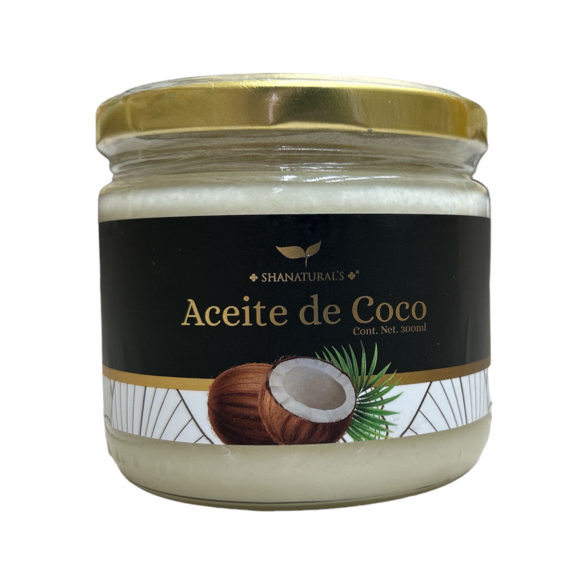 ACEITE DE COCO EXTRAVIRGEN C/300 ML SHANATURAL'S