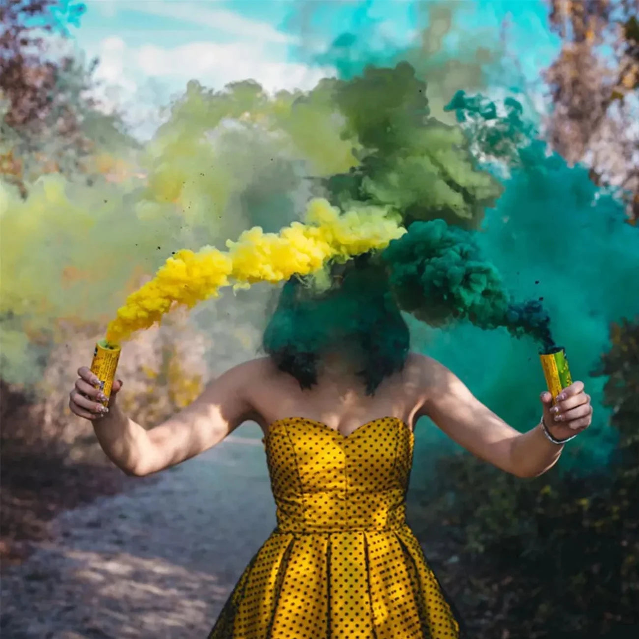 Cañon Bazuca Humo Colores