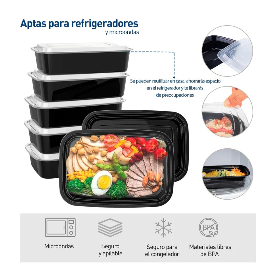 Contenedores para Alimentos con Tapa