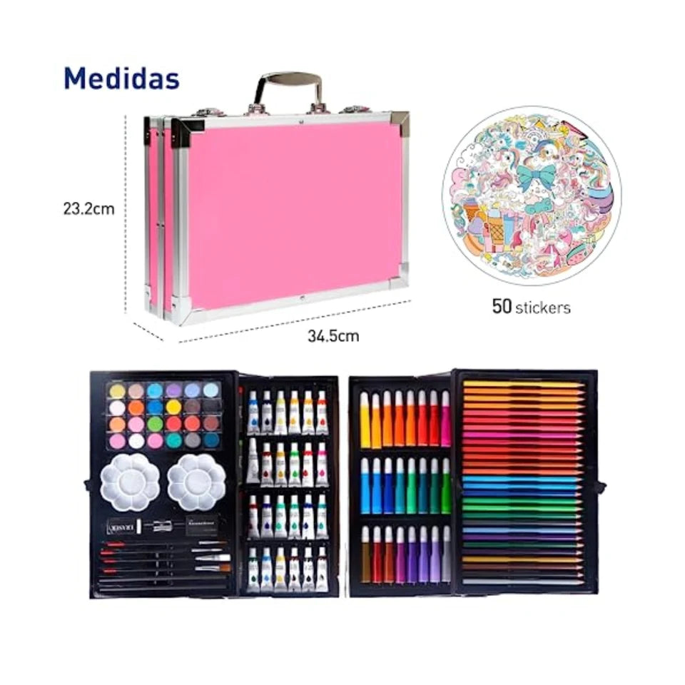 Kit de Dibujo de 145 Piezas