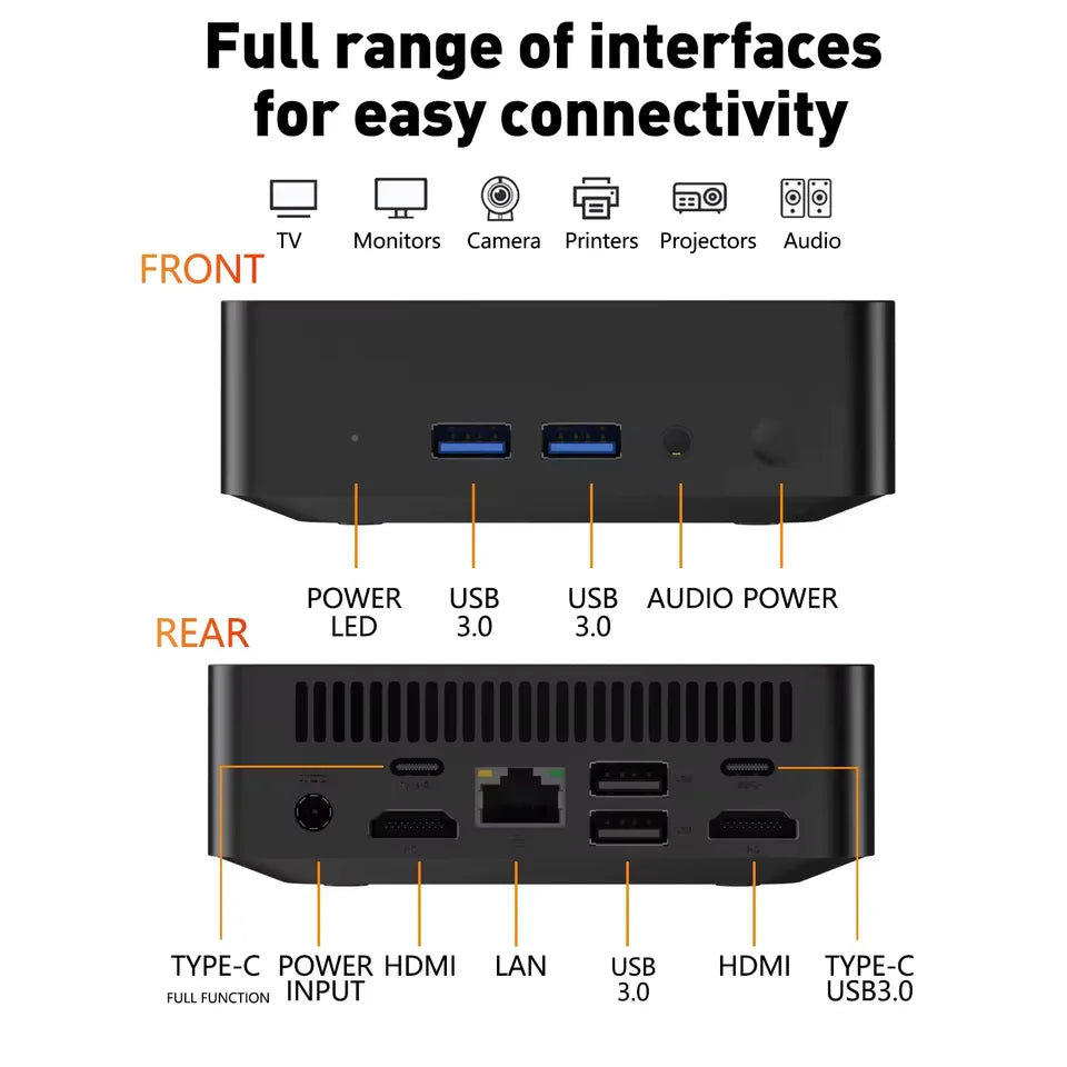 Mini PC Portátil Intel Core i9-8950HK Windows 11